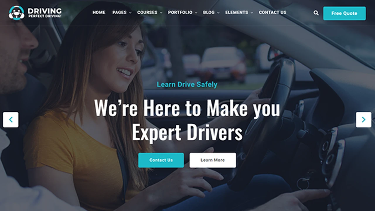 Driving - Driving School HTML Template