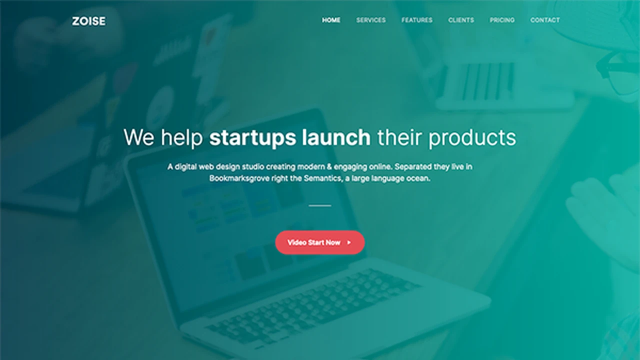 Zoise - Bootstrap 5 Landing Page Template