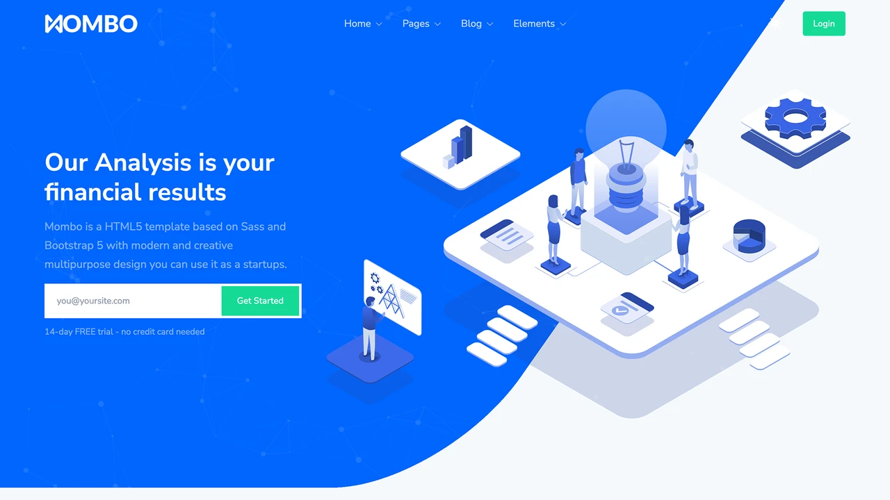 Mombo - Startup Agency and SaaS Template