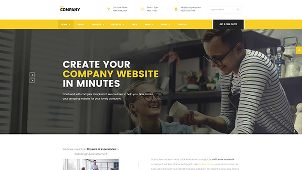 Company - Business Theme for Any Niche