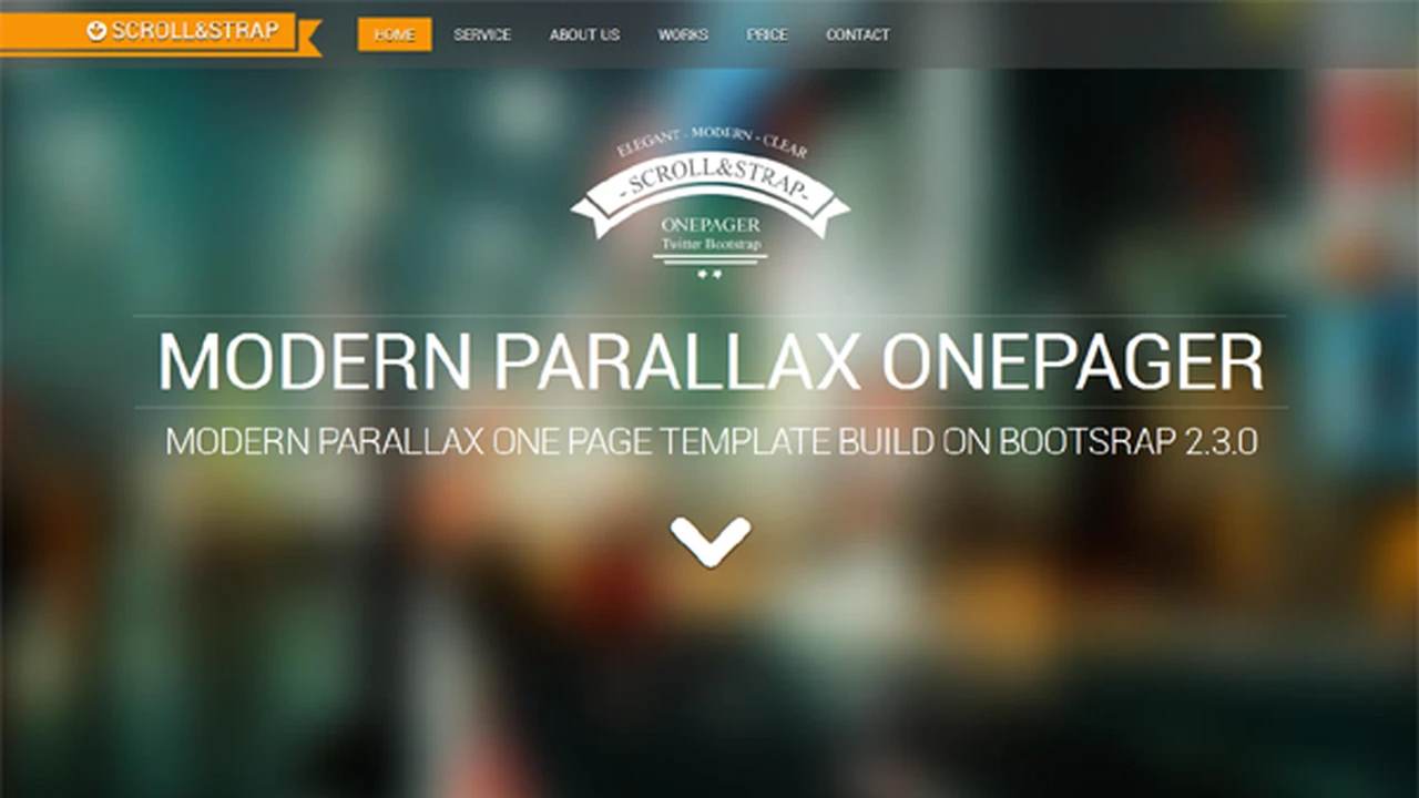 SCROLL&STRAP - Modern Parallax One-Pager