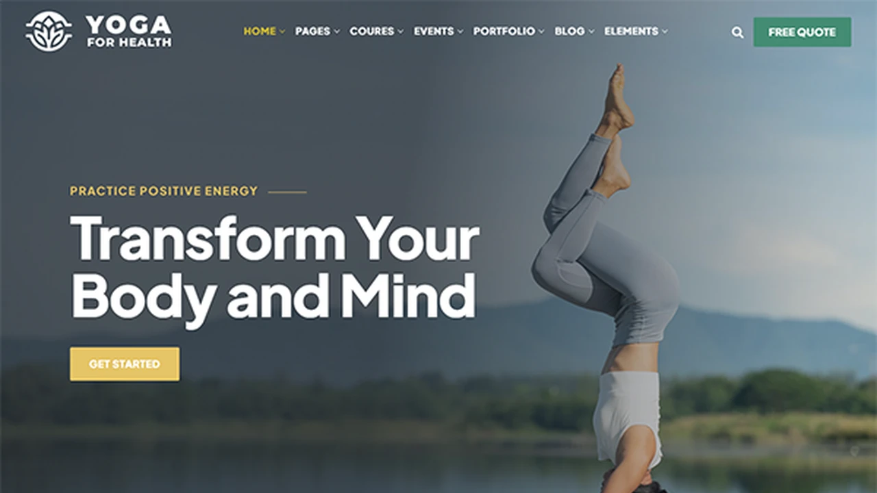 Yoga - Health Fitness & Yoga HTML Template