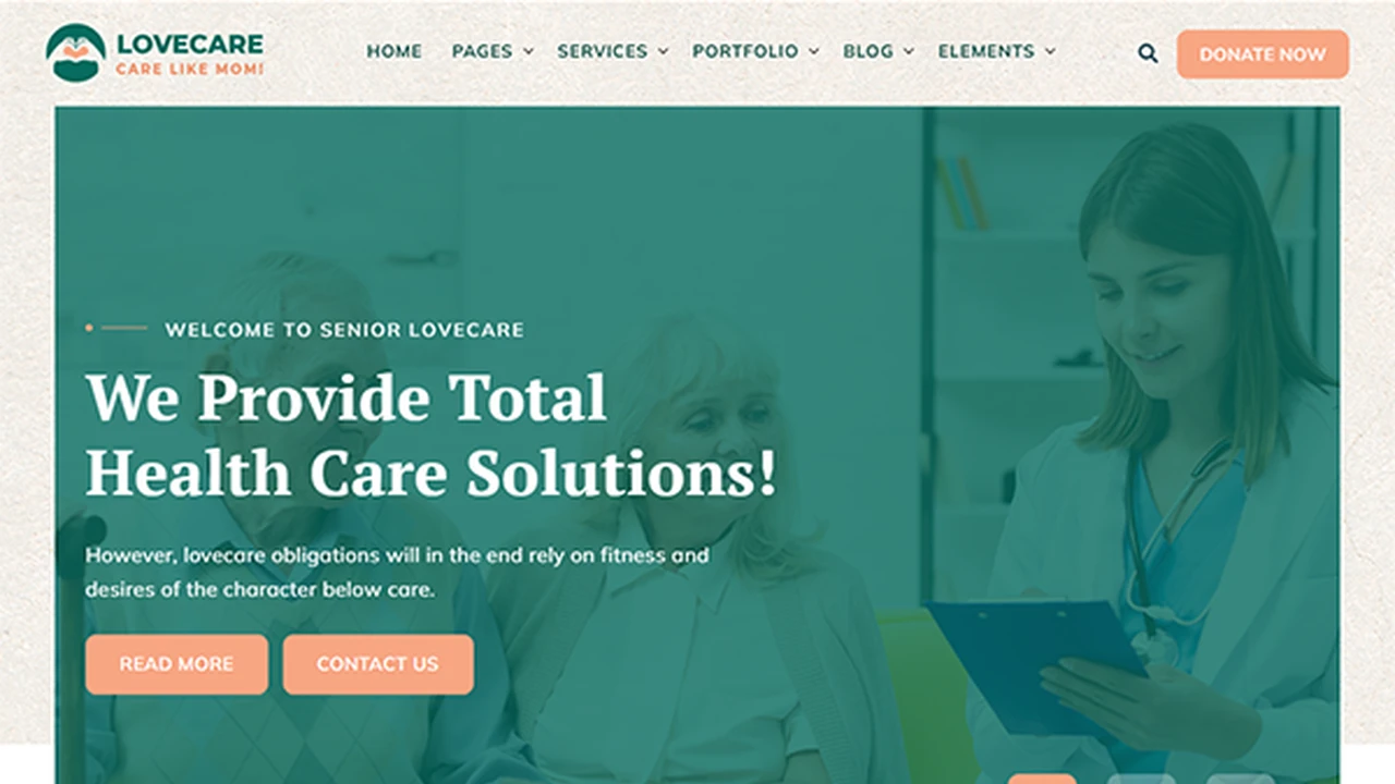 Lovecare - Senior Care and Medical Template