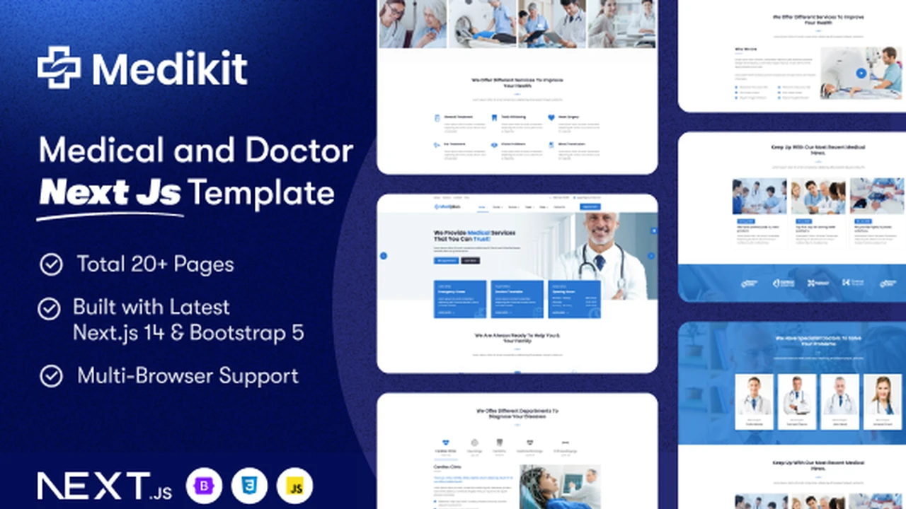 Medikit - Medical & Doctor NextJs Template
