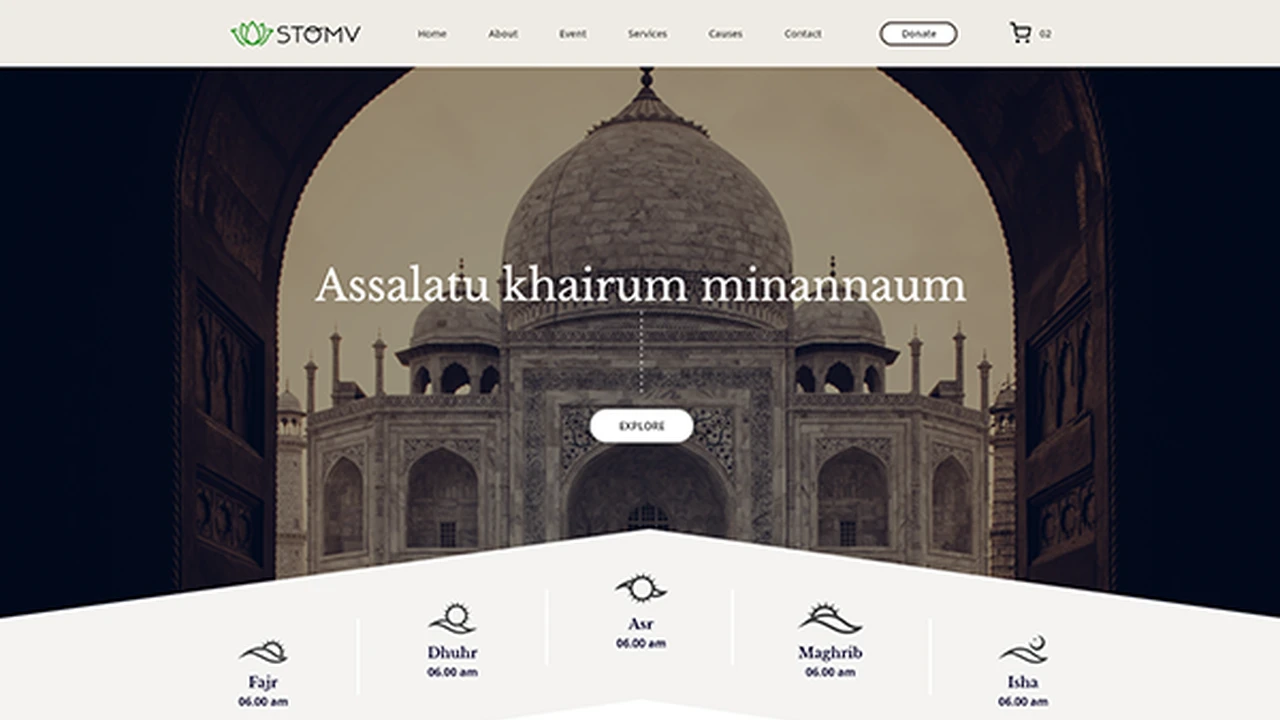 Stomv - Religious Charity Template