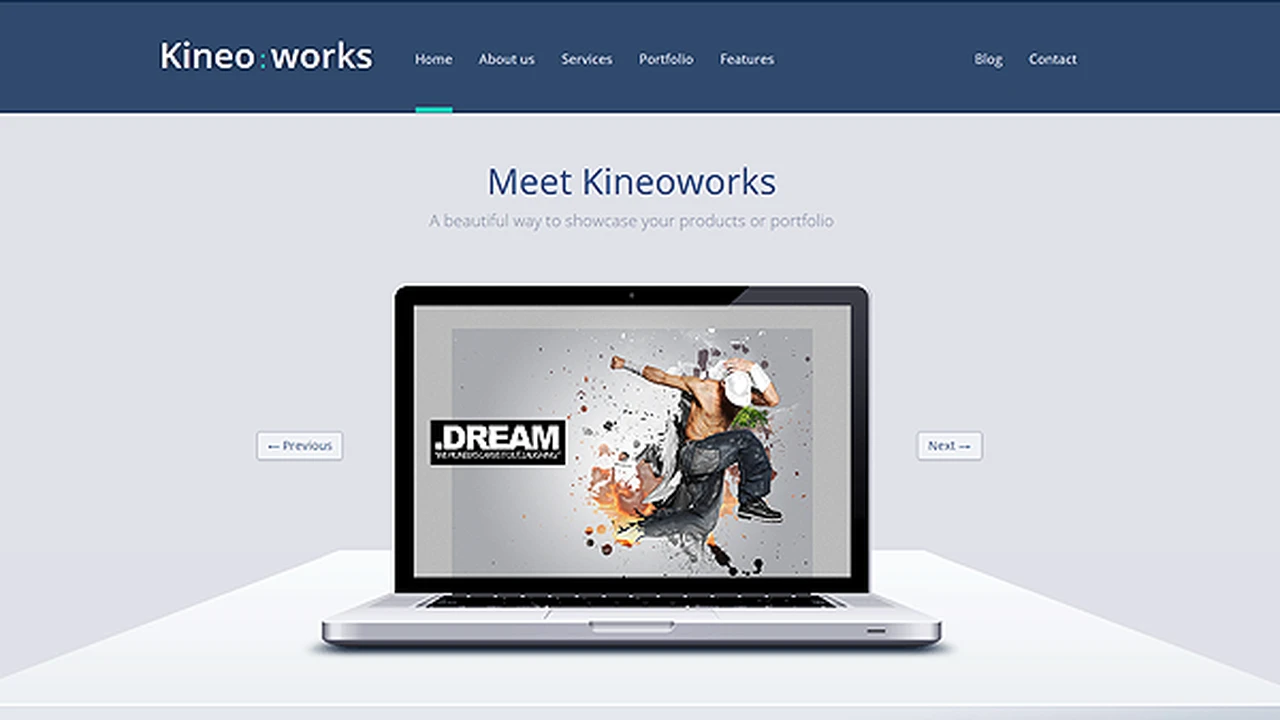 Kineoworks - Responsive Portfolio Theme