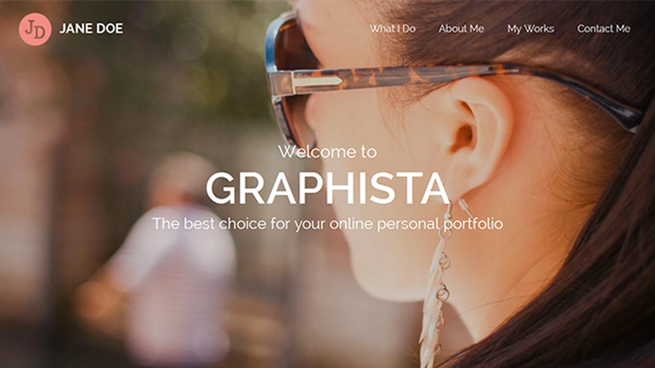 Graphista - One-Page Creative Portfolio