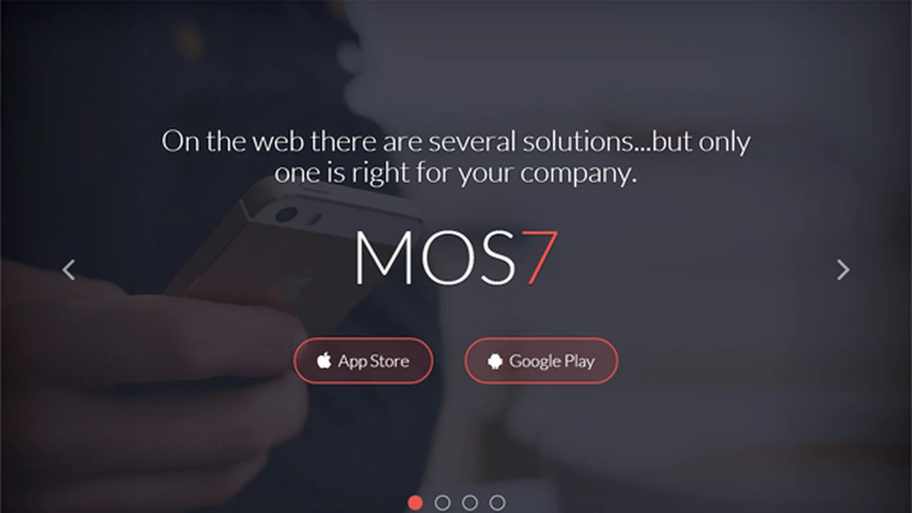 Mos7 - Responsive App Landing Page