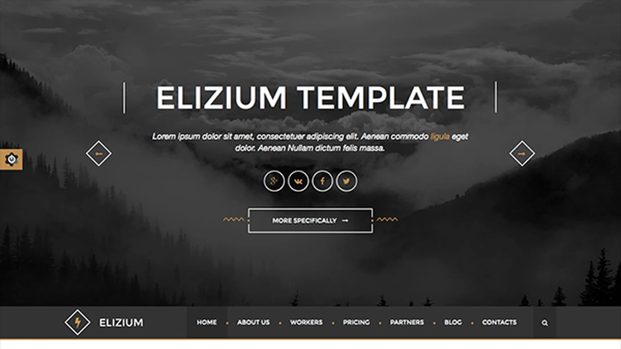 Elizium - Responsive HTML5 Template
