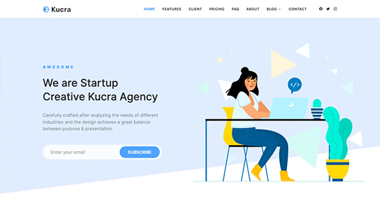 Kucra - Bootstrap 5 Landing Page Template