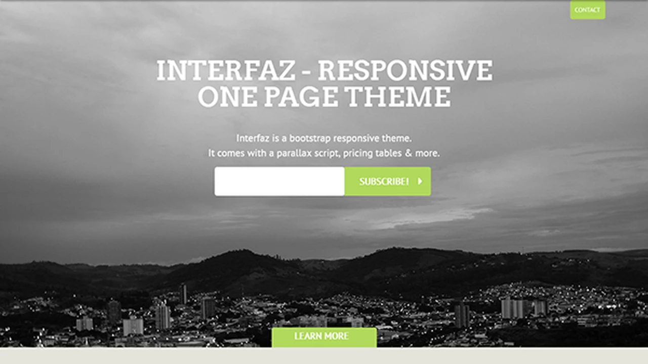 Interfaz - Responsive One Page Theme