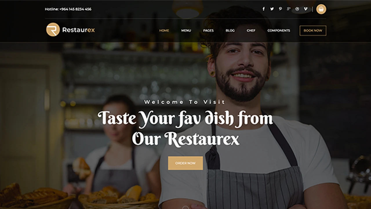 Restaurex - Cafe & Restaurant HTML Template