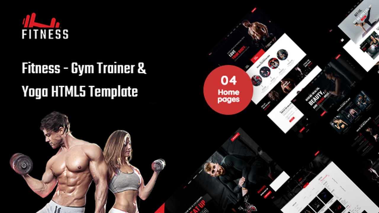 Fitness - Gym Trainer & Yoga HTML5 Template