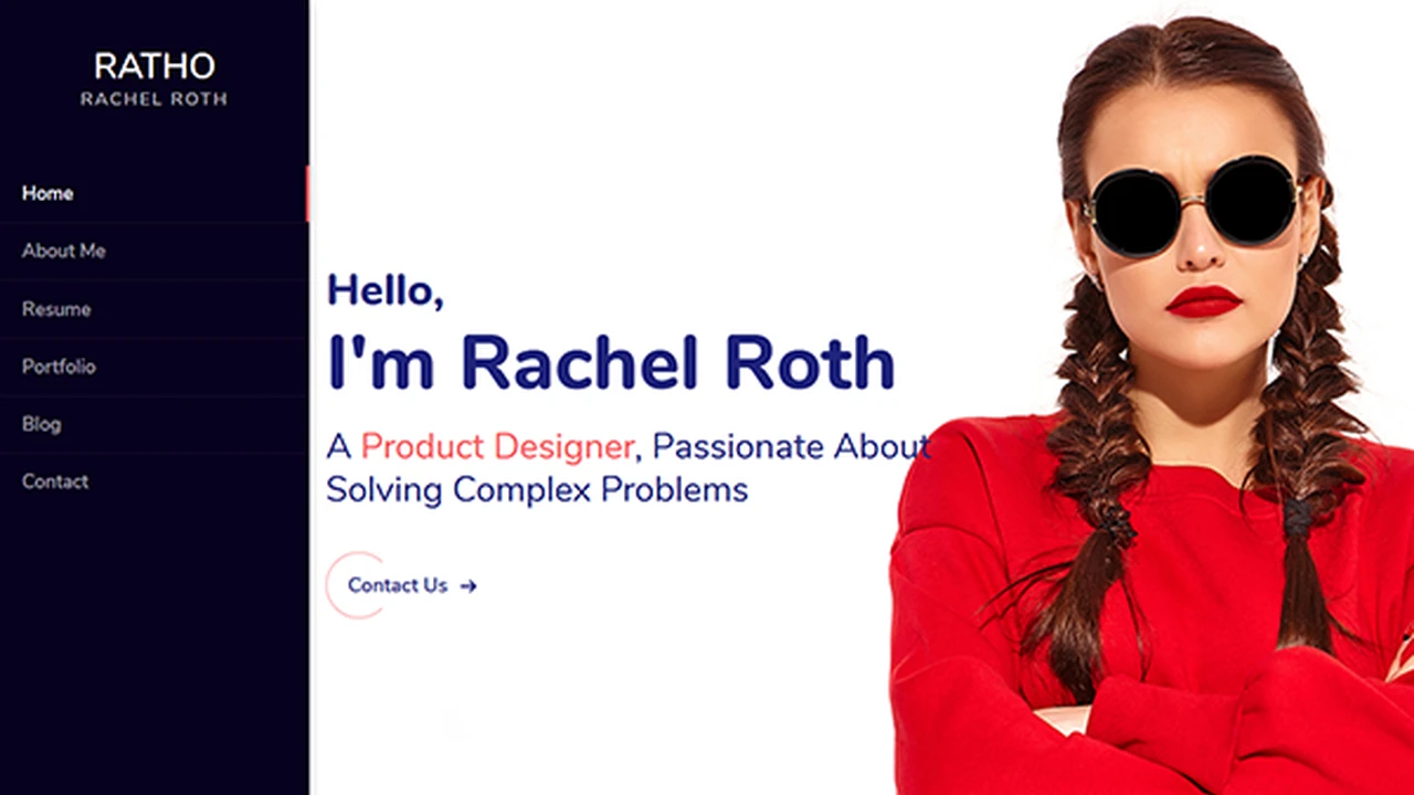 Rachel - Portfolio/CV/Resume HTML Template