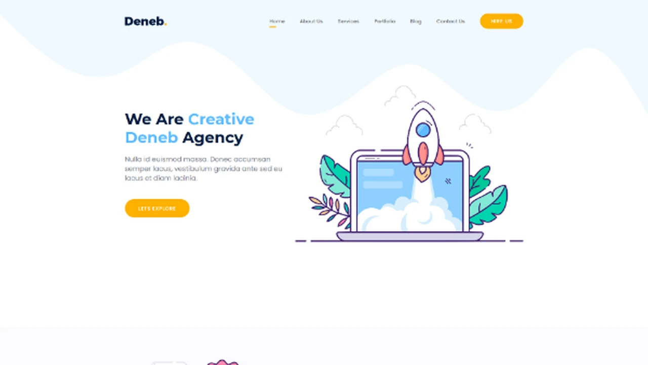 Deneb - Design Agency HTML Template + RTL