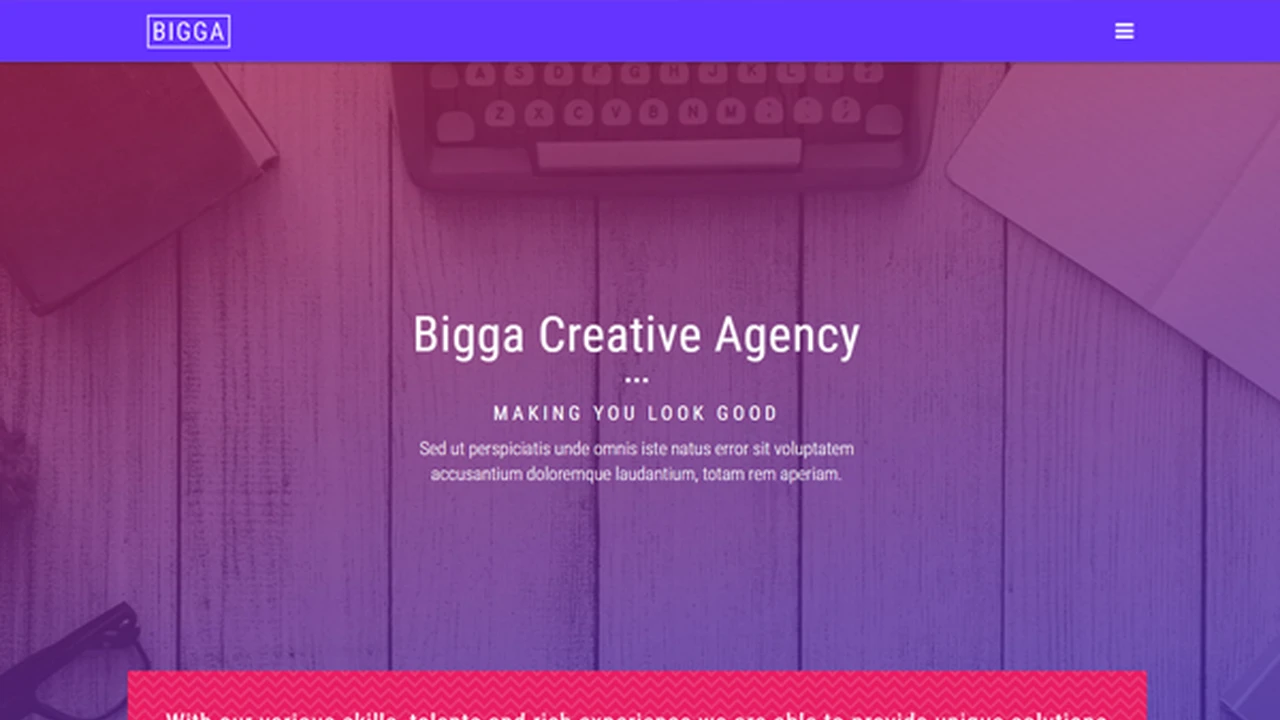 Bigga - Creative Template