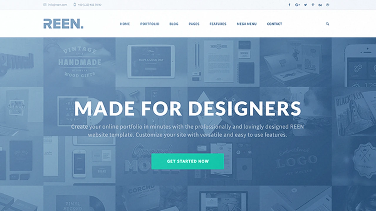 REEN - Made for Designers One/Multi Page