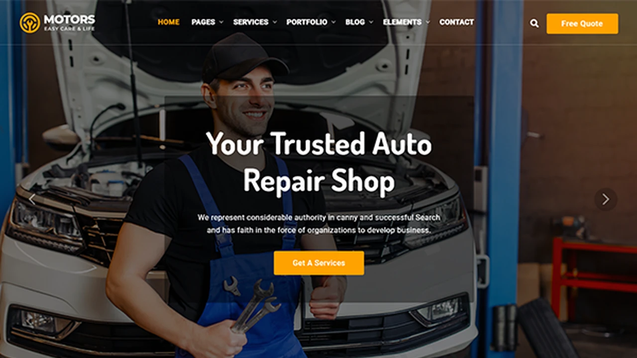 Motors - Car Service & Repair HTML Template