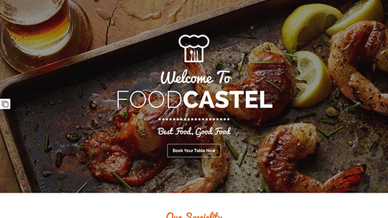 FoodCastle - Restaurant Landing Page
