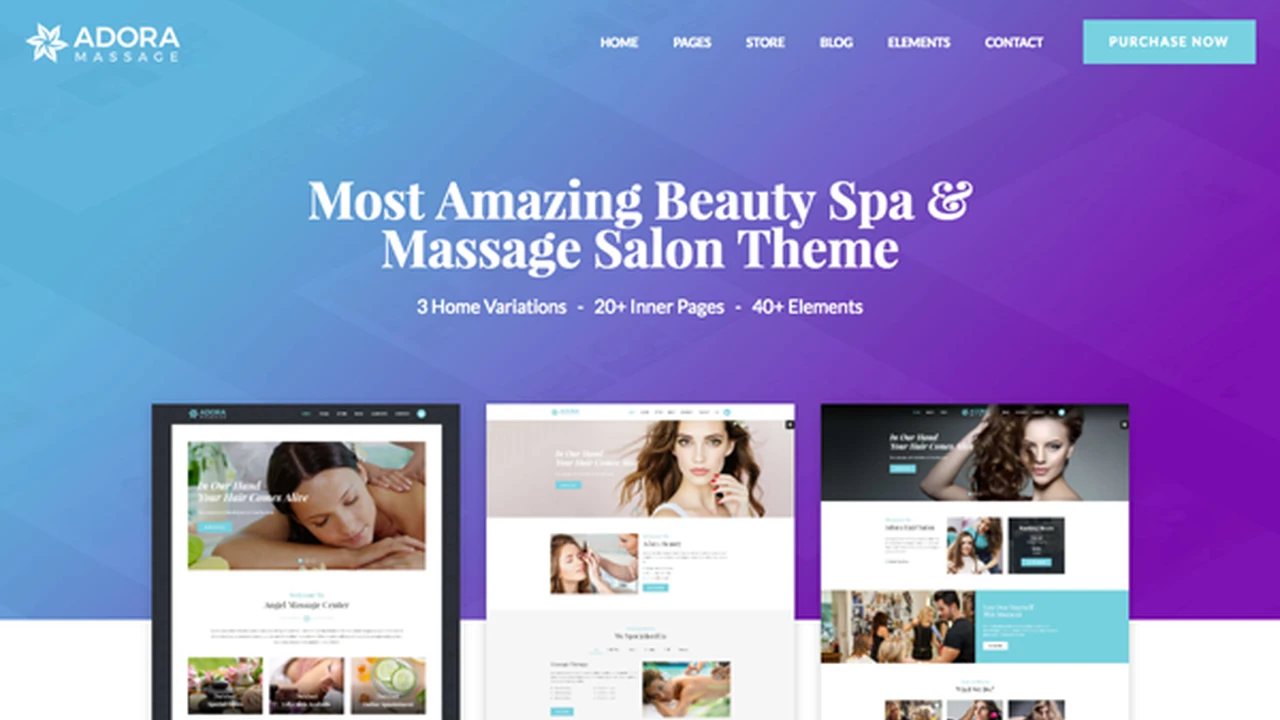 Adora - Beauty Spa & Massage Salon Theme