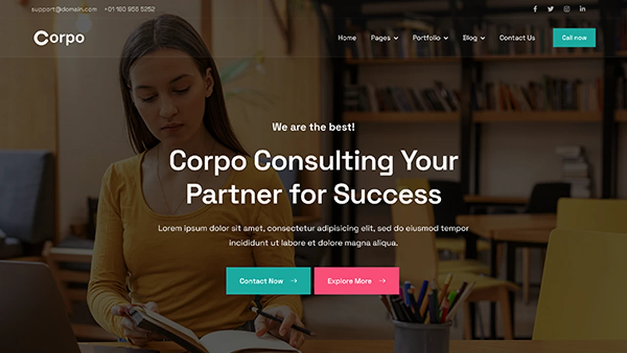 Corpo - Business Consulting Template