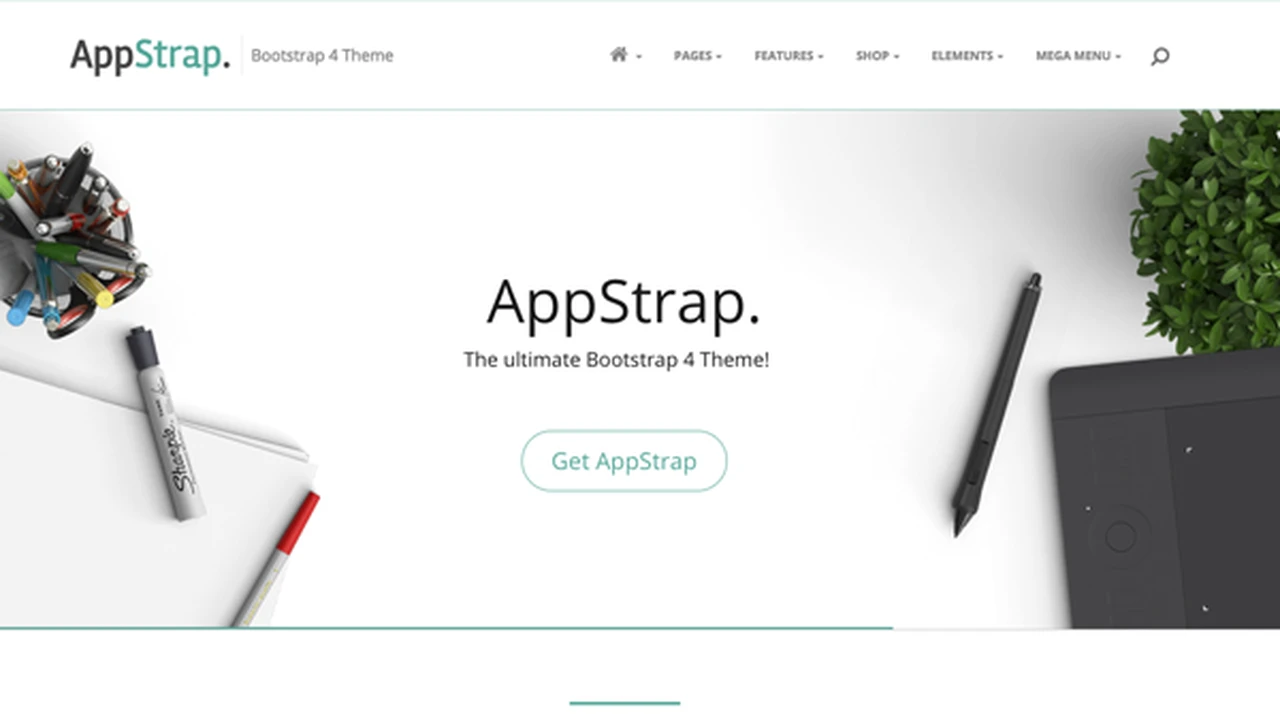 AppStrap - Multipurpose Bootstrap 4 Theme