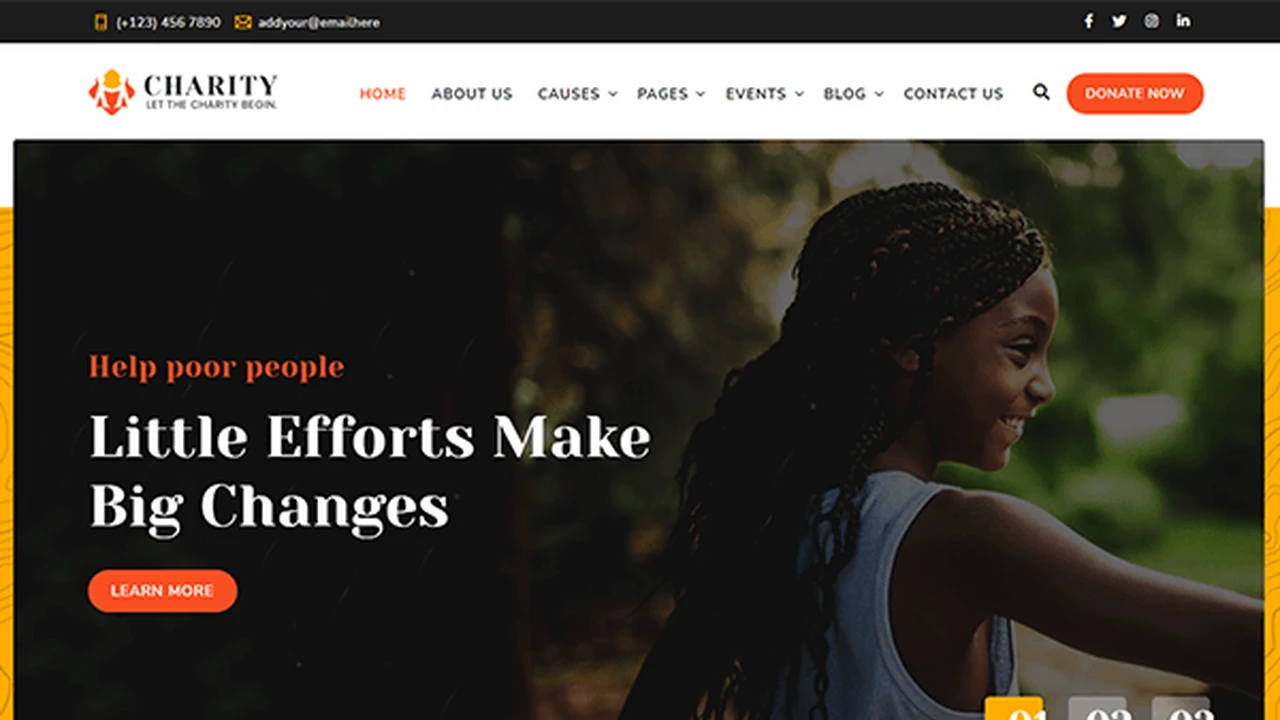 Charity - Nonprofit and Donation Template