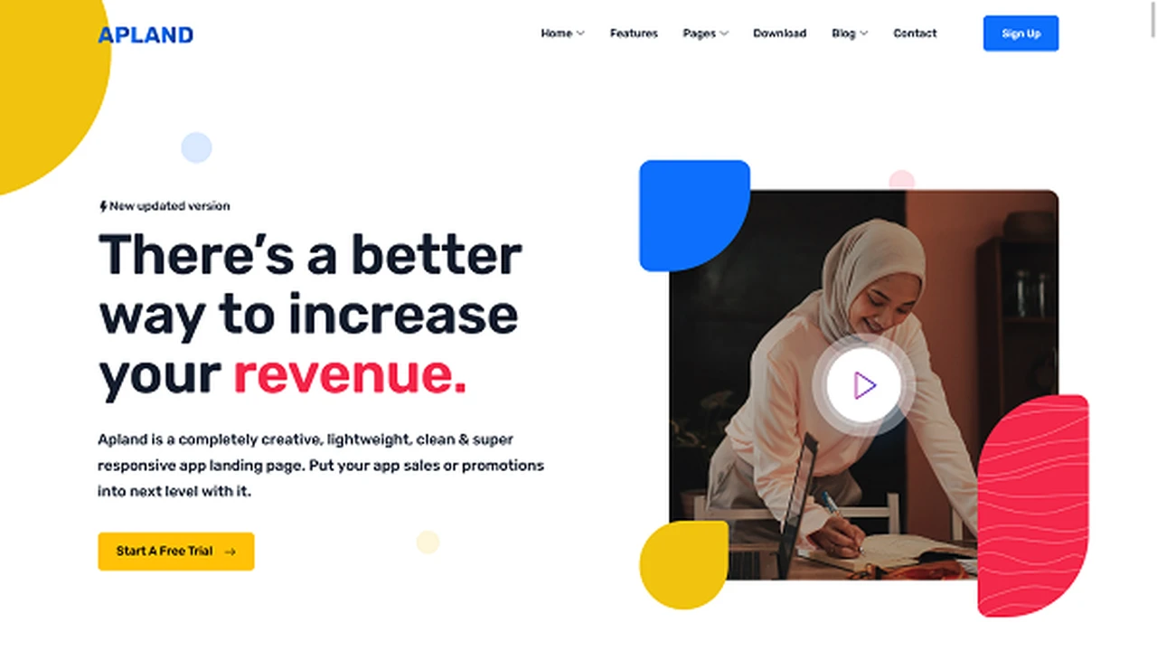 Apland - App Landing Page Template