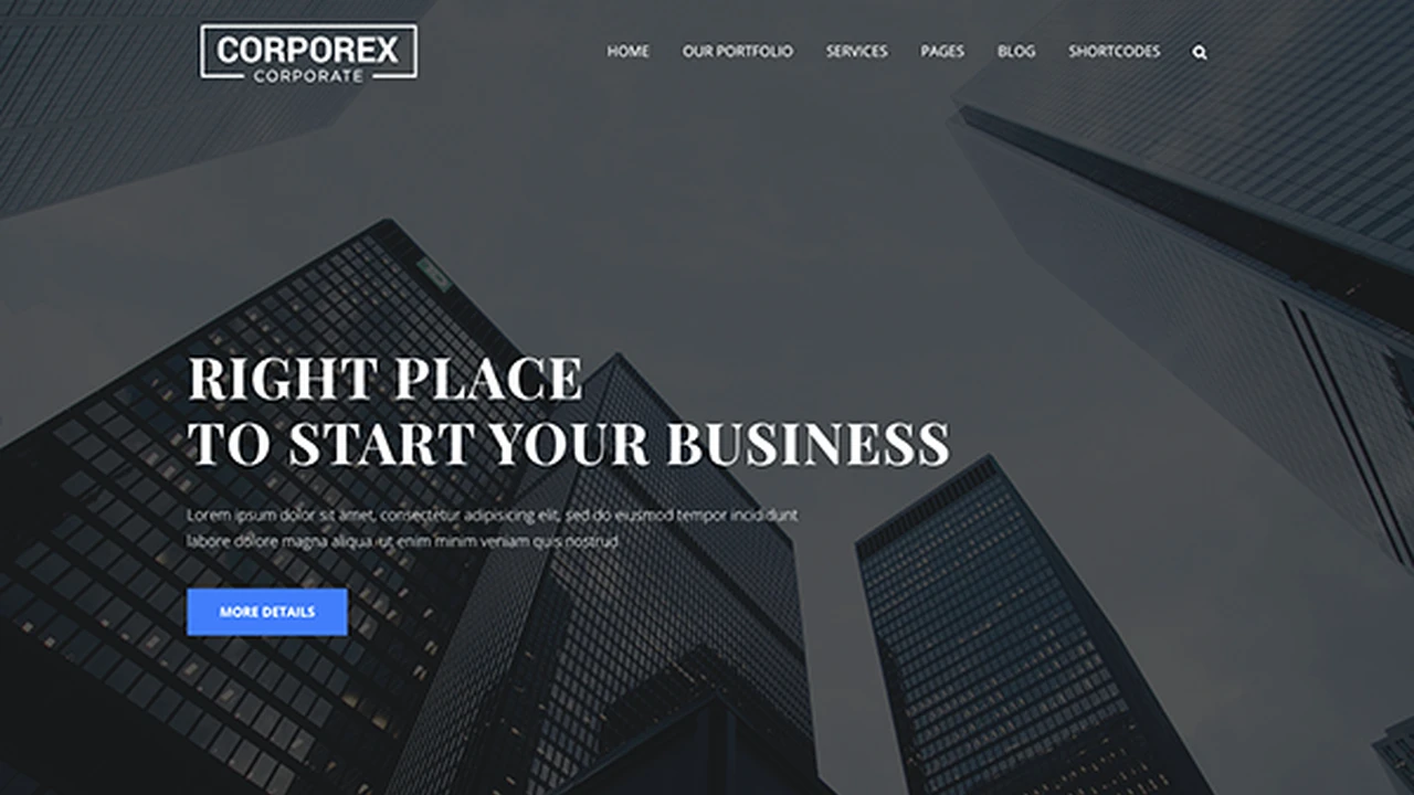 Corporex - Corporate and Business Theme