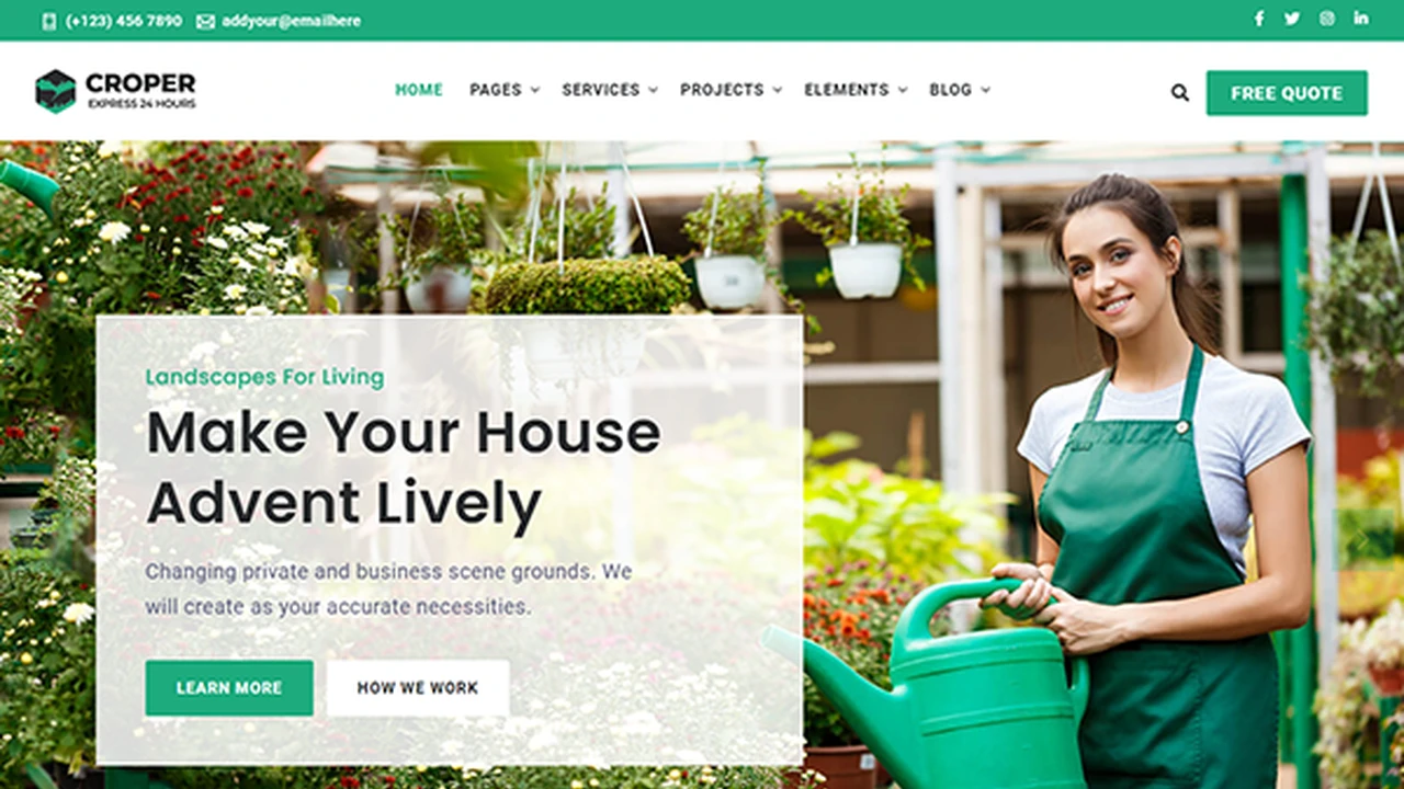 Croper - Gardening and Landscaping Template
