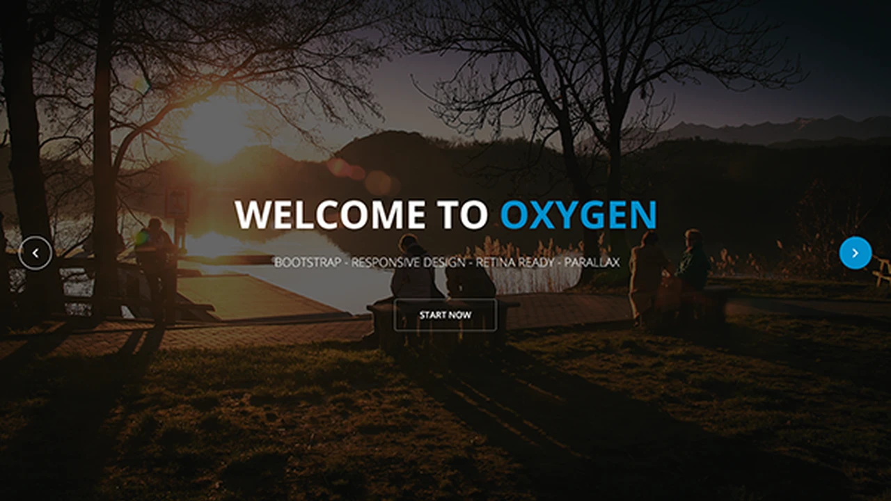 Oxygen - One Page HTML Template