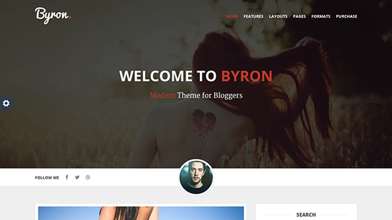 Byron - Modern WordPress Blog