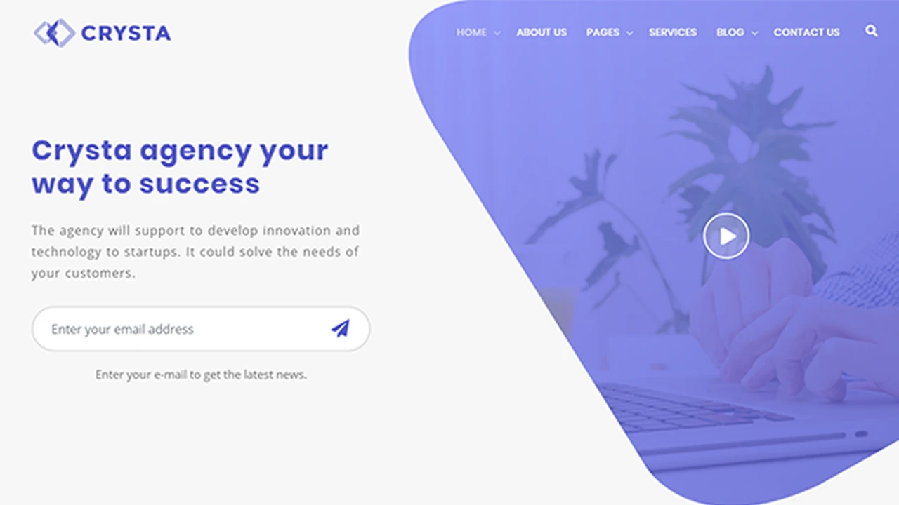 Crysta - Startup Agency and SaaS Template