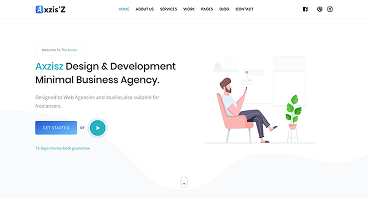 Axzisz - Startup Agency and SasS Template