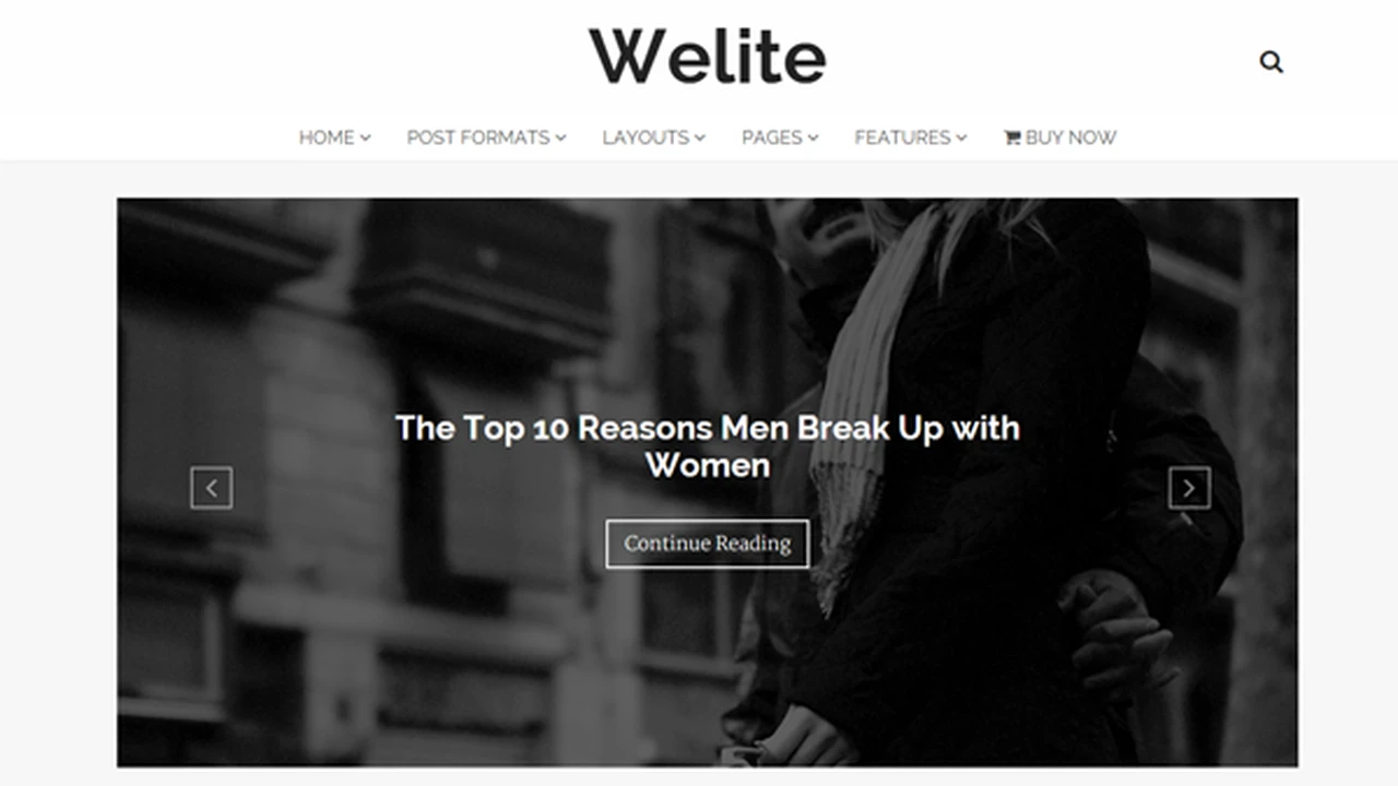Welite - Responsive WordPress Blog Theme