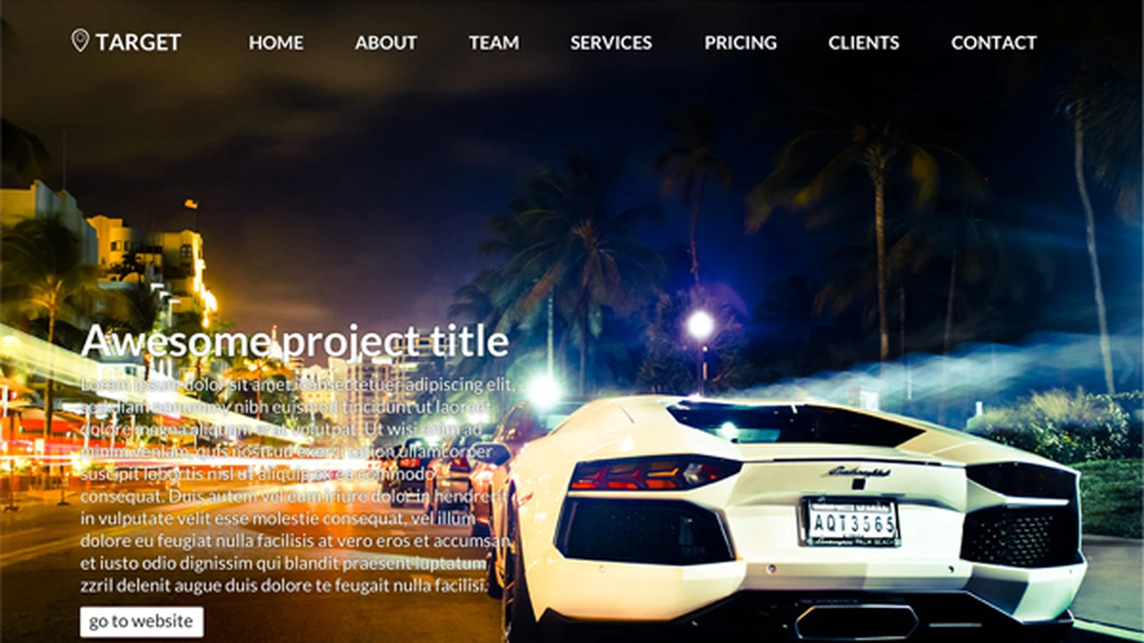 TARGET Bootstrap Theme