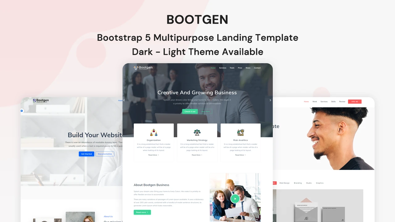 Bootgen - Bootstrap 5 Multipurpose Landing Page Template