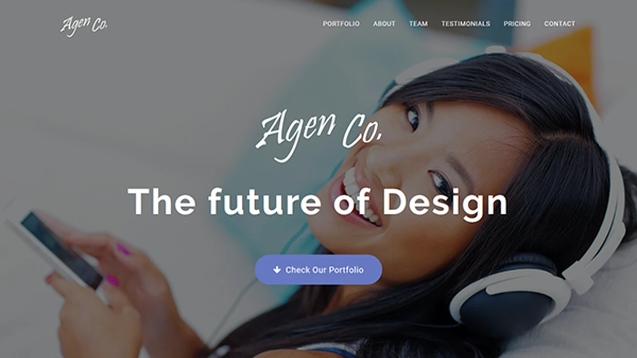 Agen - One Page Creative Portfolio