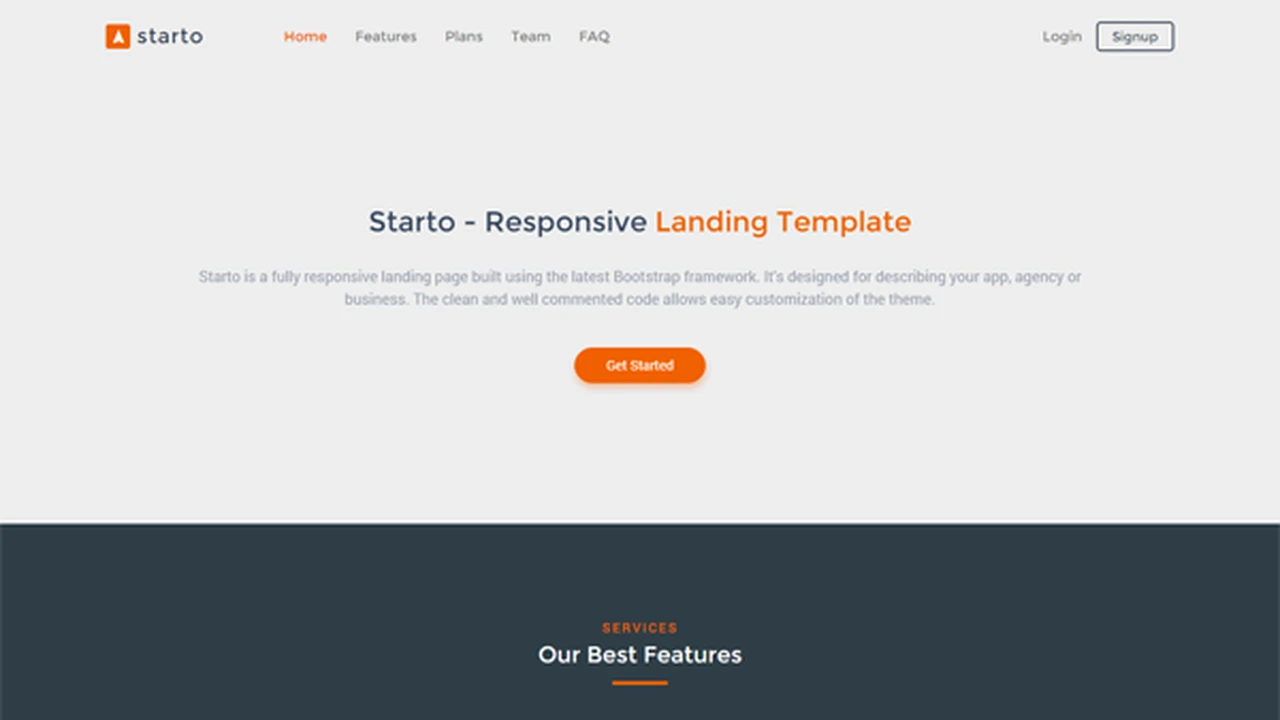 Starto - Bootstrap 5 Landing Page Template