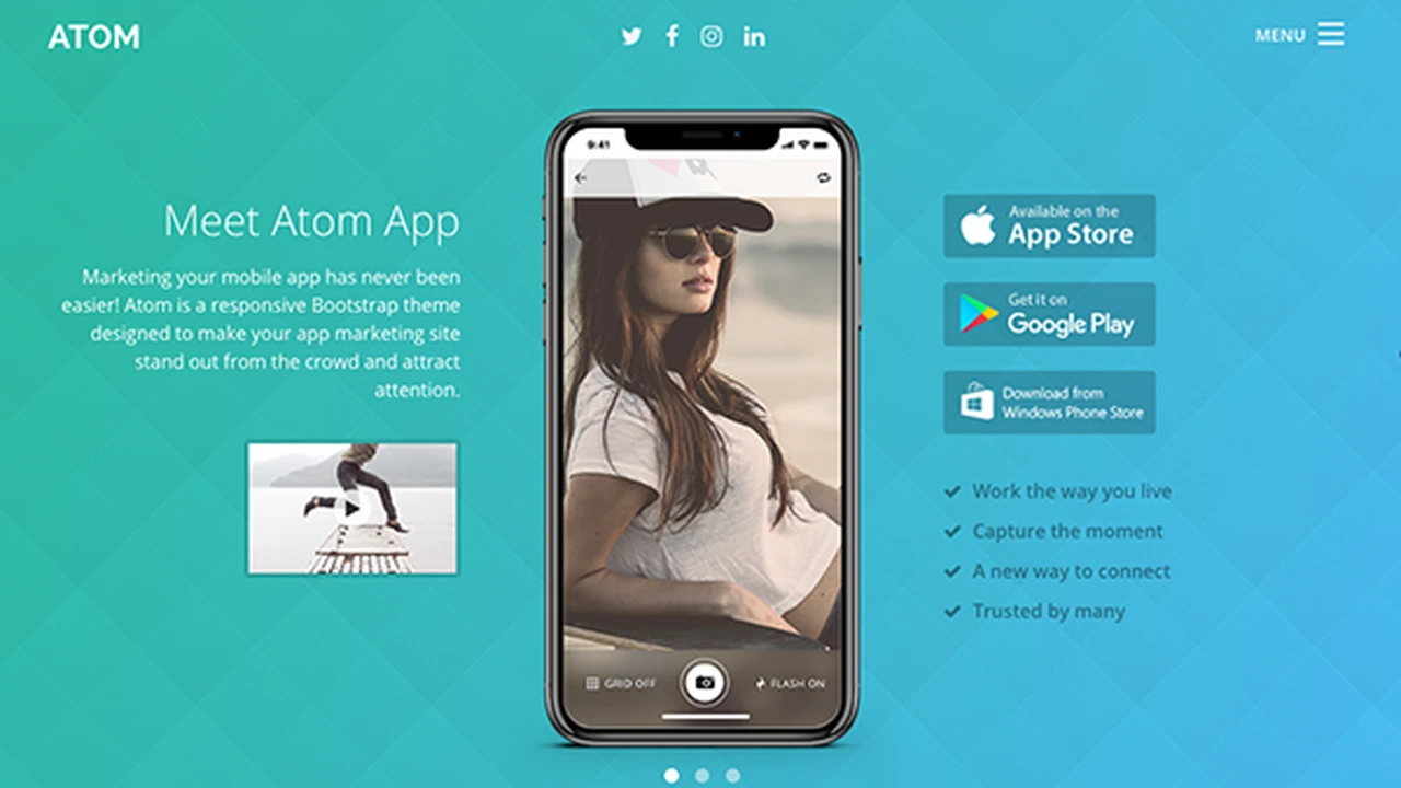 Atom - For Mobile App Startups