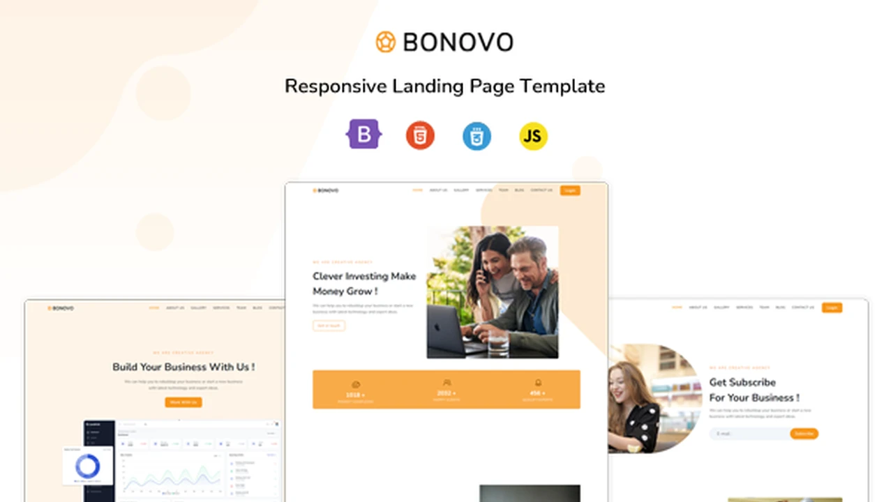 Bonovo - Responsive Landing Template
