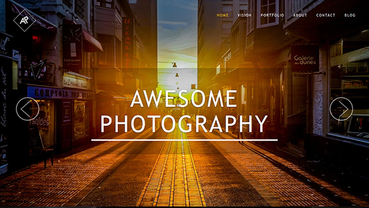 Awesome Photography - Portfolio Template