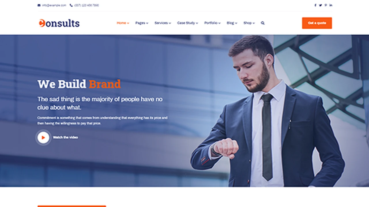 Consult - Agency & Services HTML5 Template