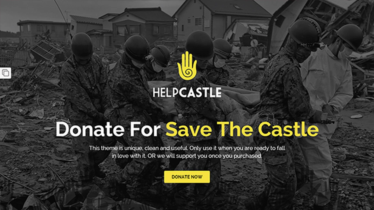 HelpCastle - Donation Landing Page