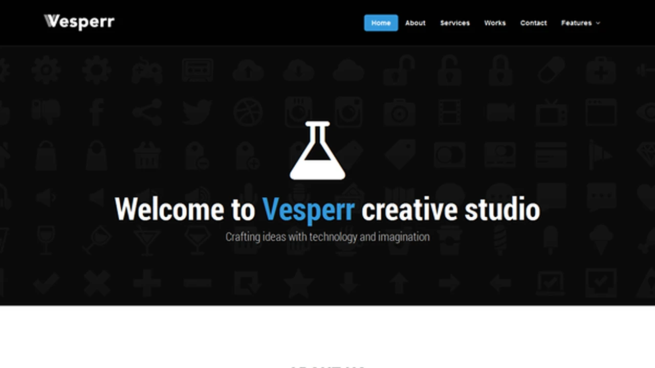Vesperr - One Page Parallax Template