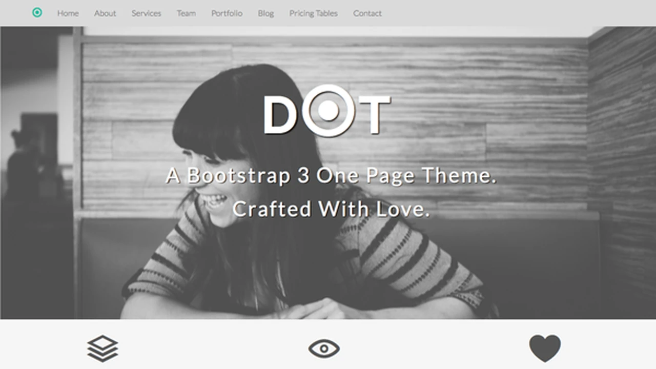 DOT - Bootstrap 3 One Page Theme