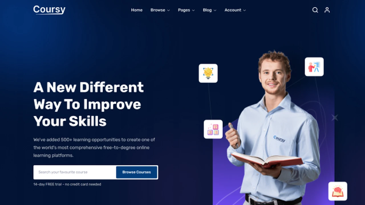 Coursy - Online Courses Template