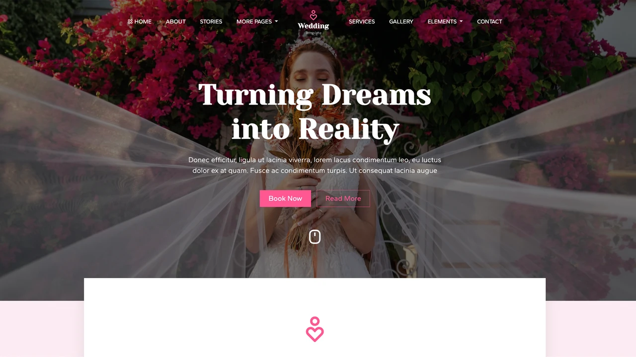 Wadeng - Wedding & Event Planner Website Template