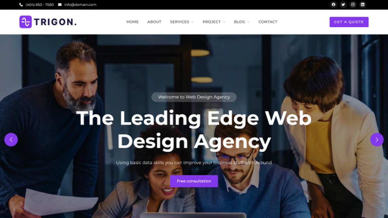 Trigon - Creative Design Agency Template