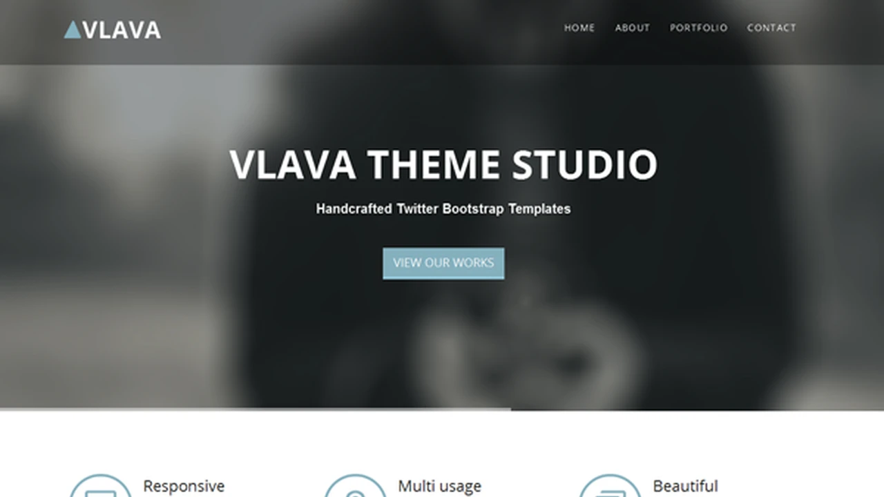 Vlava - One Page Responsive Template